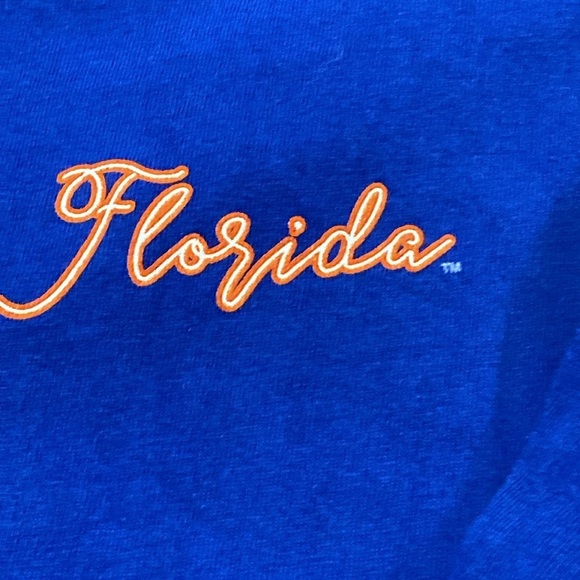 Pressbox Blue Florida Gators Long Sleeve Shirt WO SIZE XL DESIGN ON BACK CLEAN - Picture 6 of 10
